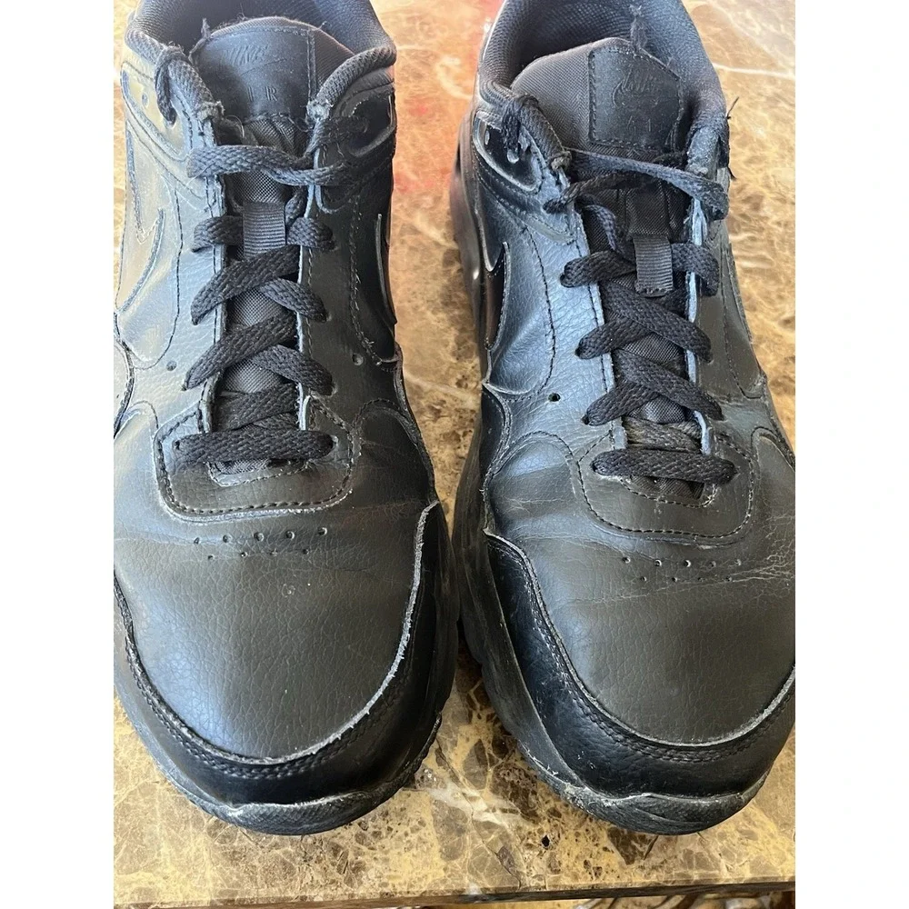 Nike Men's Air Max SC Leather Sneakers, Black/Black, 13 Medium US